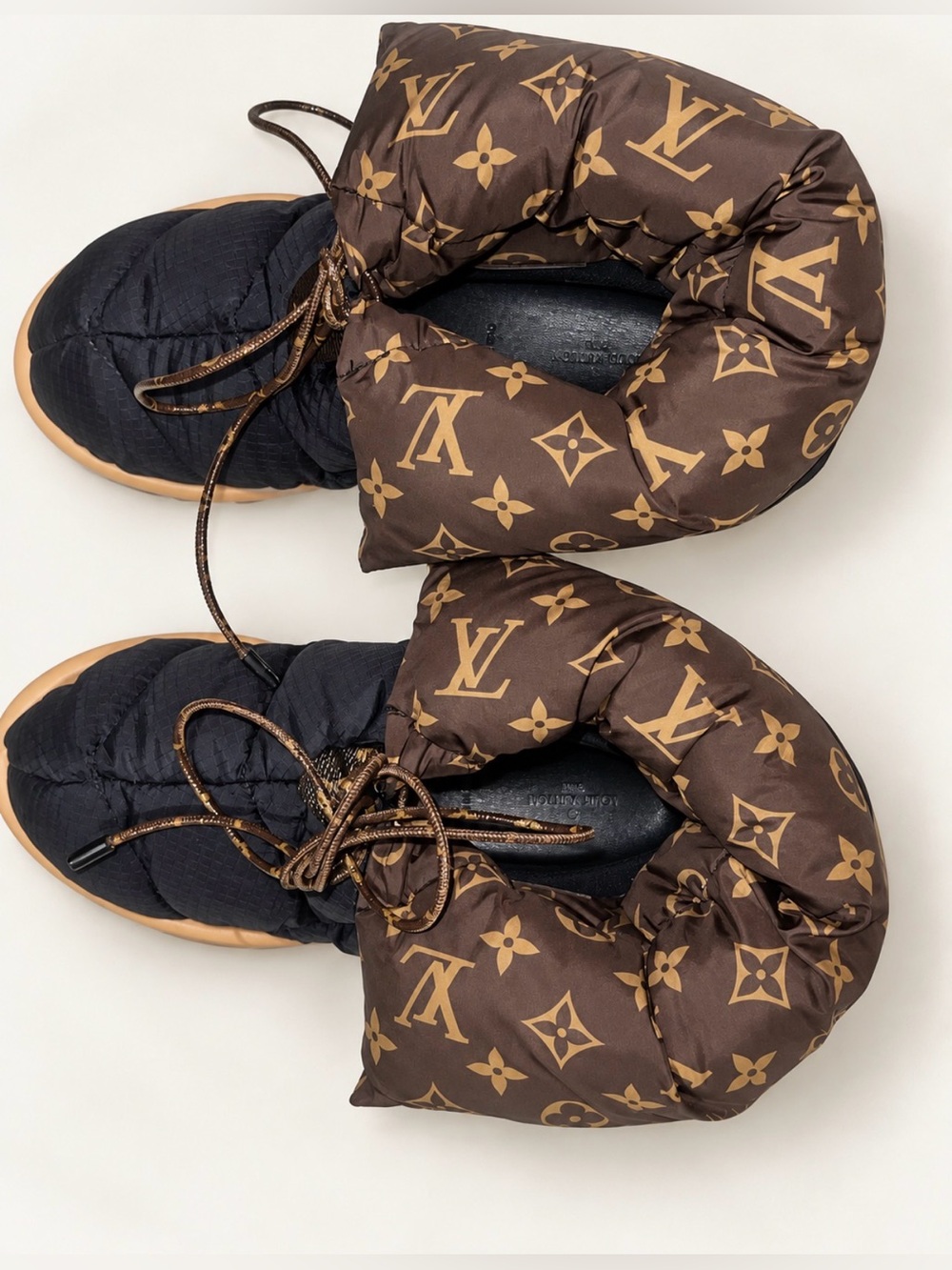 AUTHENTIC Louis Vuitton Waterproof Pillow Boots Size 38